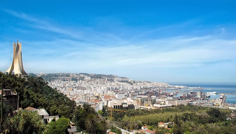 vue panoramique d'alger algérie