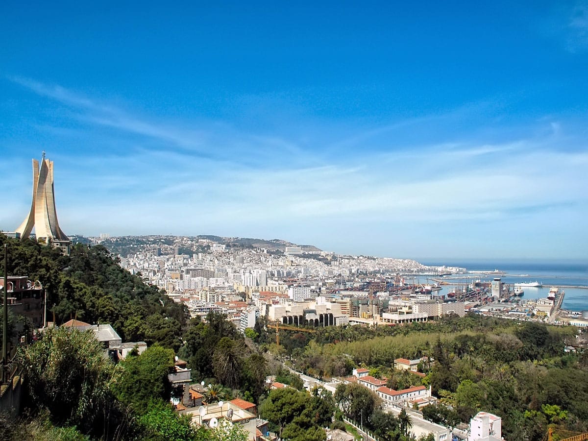 vue panoramique d'alger algérie