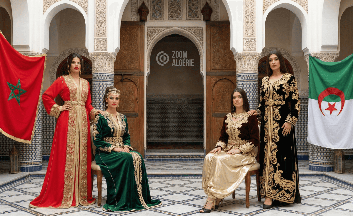 Caftan et Rivalité entre l'Algérie et le Maroc sur l'origine du Caftan Algérien