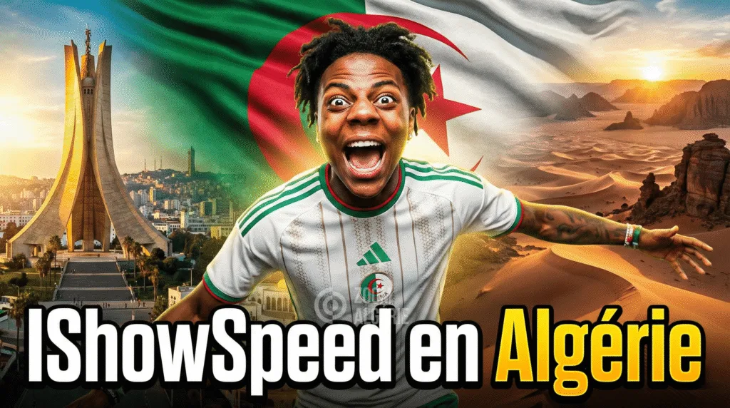 IShowSpeed Live en Algérie