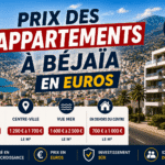 Prix appartement Béjaïa en euros 2026 : guide complet par quartier (achat et location)