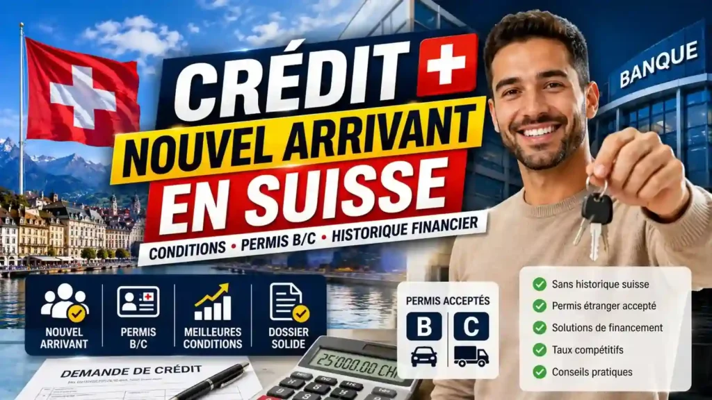 Crédit pour nouvel arrivant en Suisse avec permis B et C, demande de financement et francs suisses