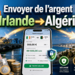 Envoyer de l’argent d’Irlande vers l’Algérie : EUR, frais et solutions
